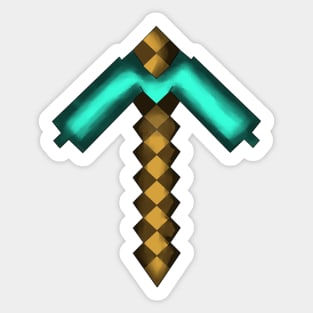 Diamond Pickaxe Sticker